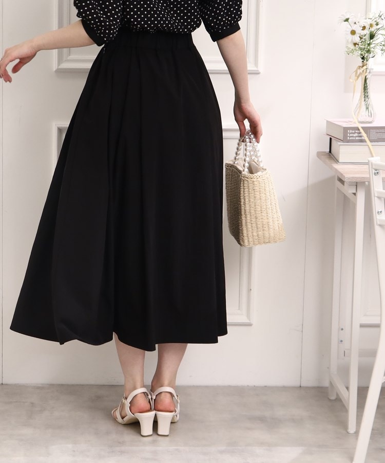 クチュールブローチ(Couture Brooch)の【鮮やかカラースカートで新鮮コーデに。】タイプライタータックウエストスカート4