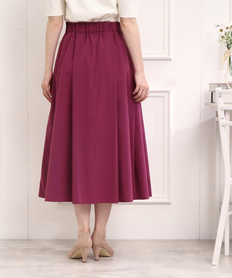 クチュールブローチ(Couture Brooch)の【鮮やかカラースカートで新鮮コーデに。】タイプライタータックウエストスカート38