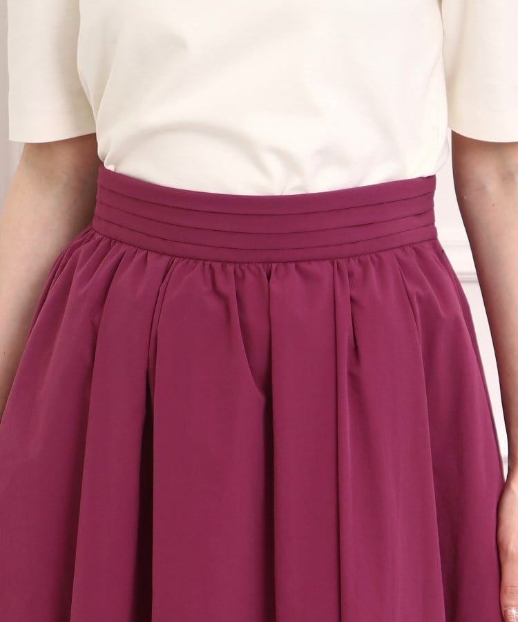 クチュールブローチ(Couture Brooch)の【鮮やかカラースカートで新鮮コーデに。】タイプライタータックウエストスカート39