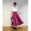 クチュールブローチ(Couture Brooch)の【鮮やかカラースカートで新鮮コーデに。】タイプライタータックウエストスカート21