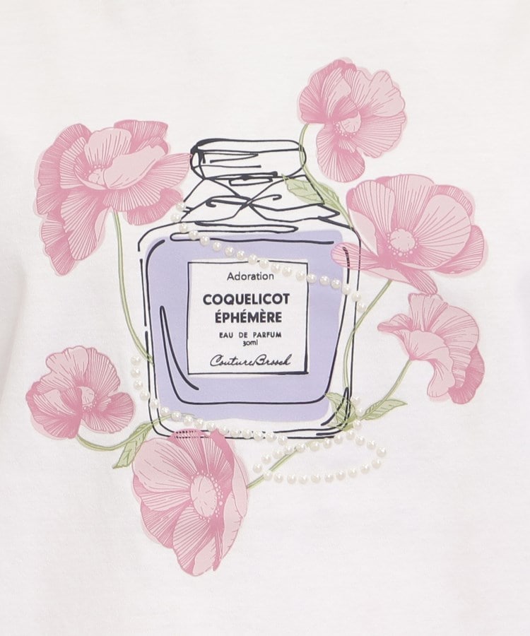 クチュールブローチ(Couture Brooch)の【なめらかコットン100％】香水瓶プリントTシャツ94