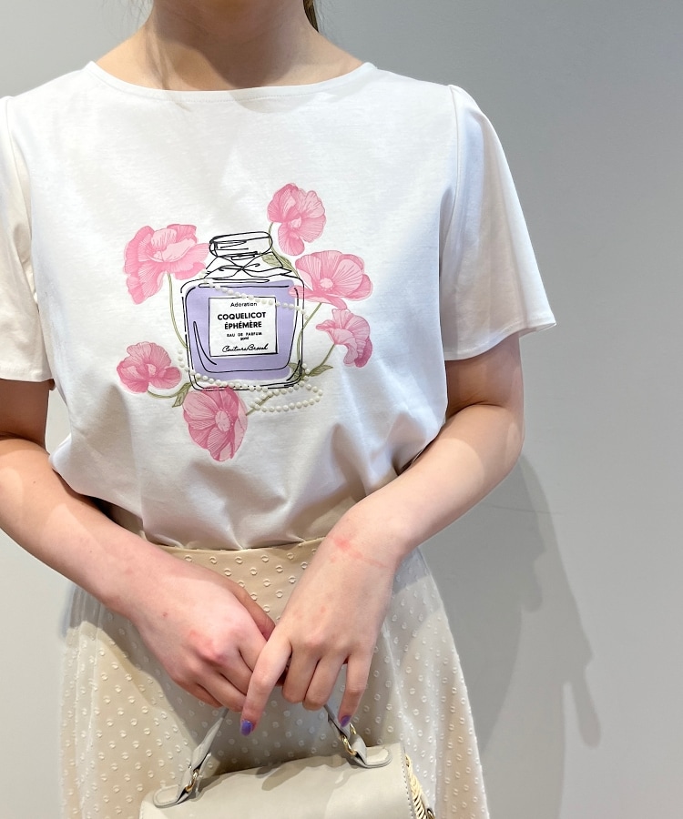 CHANELのコットン100のTシャツ　40