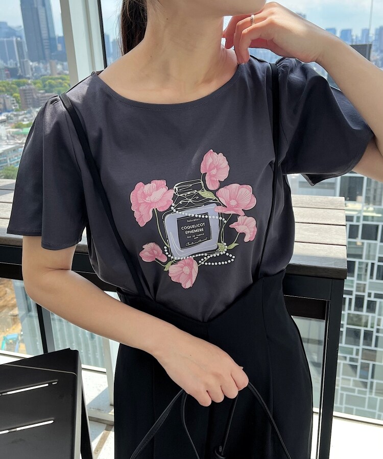 CHANELのコットン100のTシャツ　40