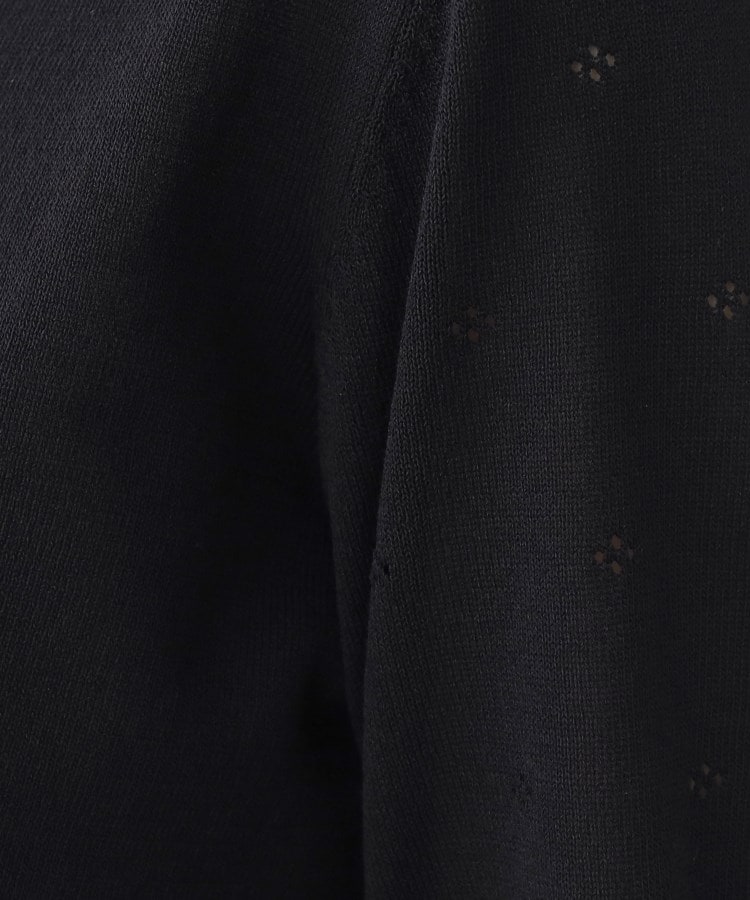 クチュールブローチ(Couture Brooch)の【洗える・UVケア・接触冷感】ポイント透かし編みサマーニット36