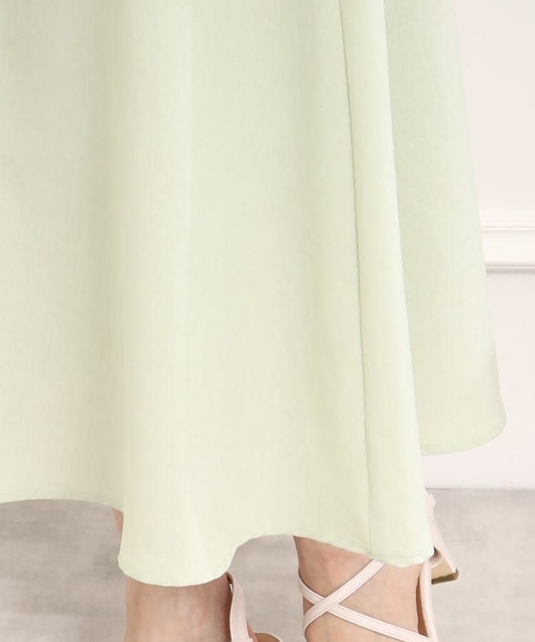 クチュールブローチ(Couture Brooch)の麻調合繊フレアスカート21