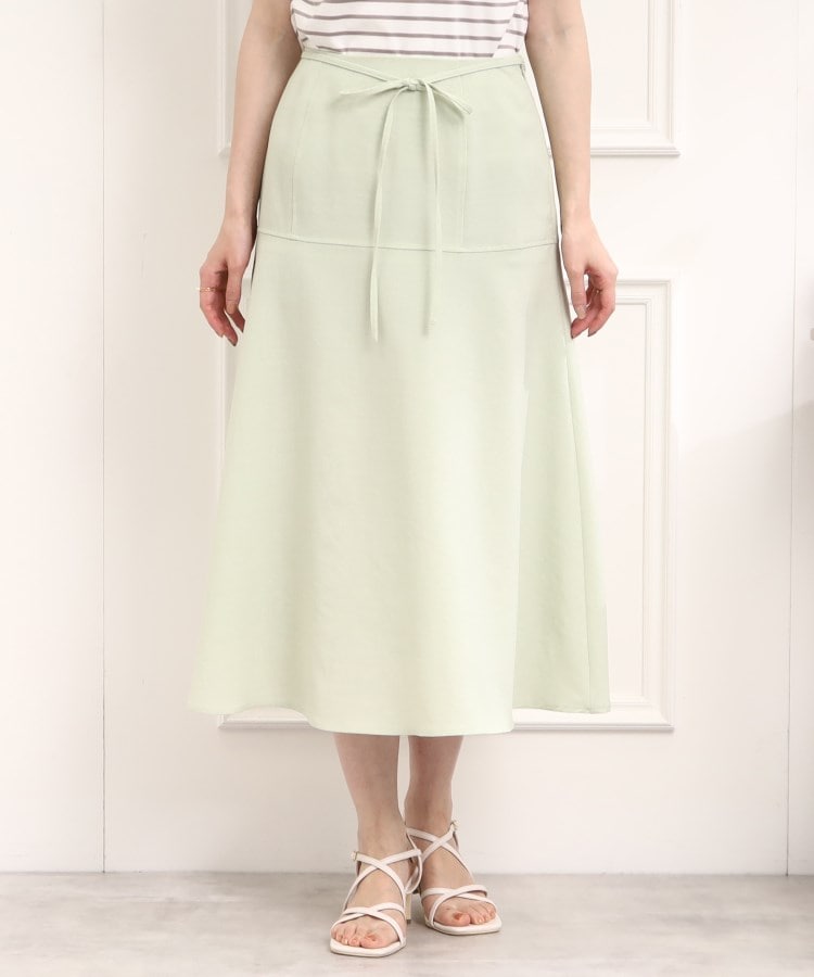 クチュールブローチ(Couture Brooch)の麻調合繊フレアスカート22