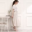 クチュールブローチ(Couture Brooch)の麻調合繊フレアスカート6