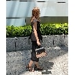 クチュールブローチ(Couture Brooch)の【セットアップ着用可能】麻調合繊タイトスカート8