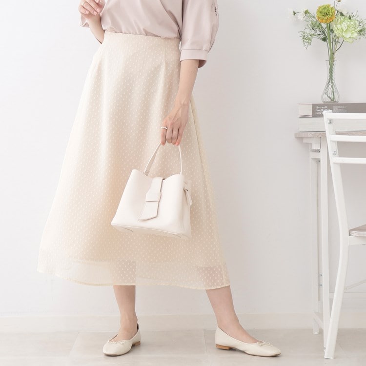 クチュールブローチ(Couture Brooch)のドットカットJQセミフレアースカート