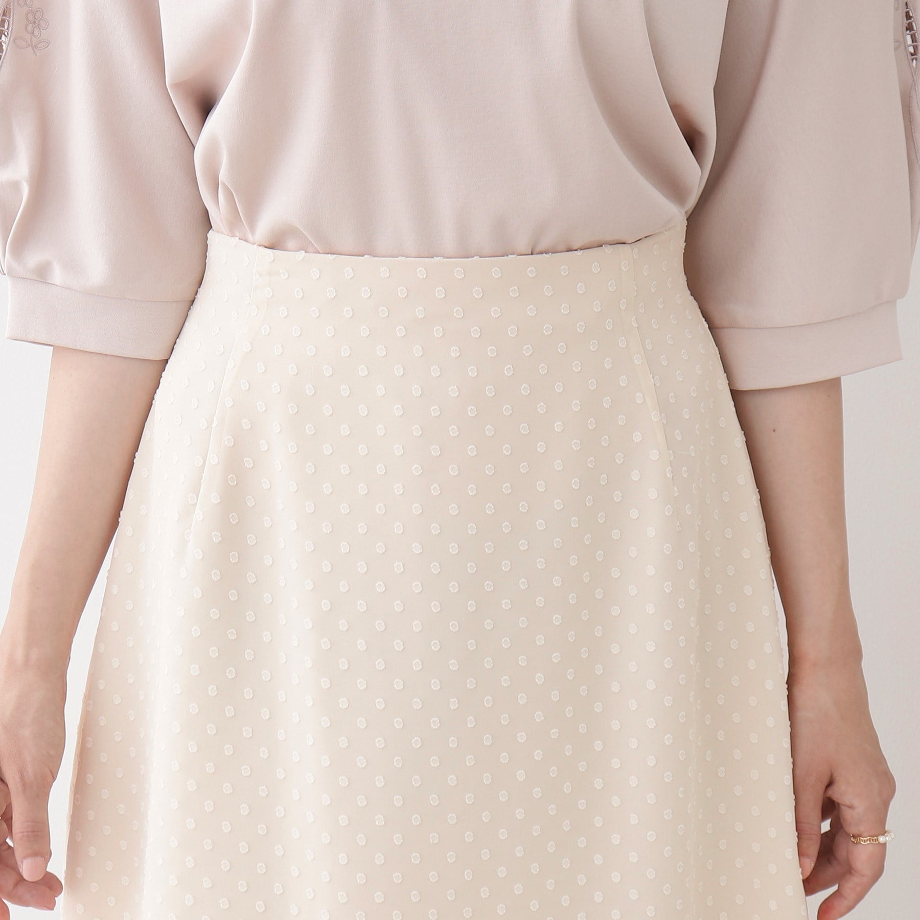 クチュールブローチ(Couture Brooch)のドットカットJQセミフレアースカート21