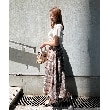 クチュールブローチ(Couture Brooch)の【目を惹く配色】マドラスチェック柄フレアスカート8