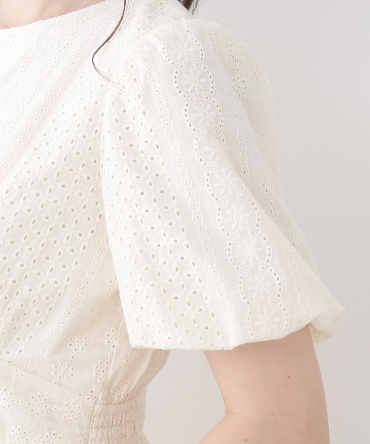 クチュールブローチ(Couture Brooch)の【愛らしさ満点、夏ワンピ】カットワーク刺繍ワンピース29