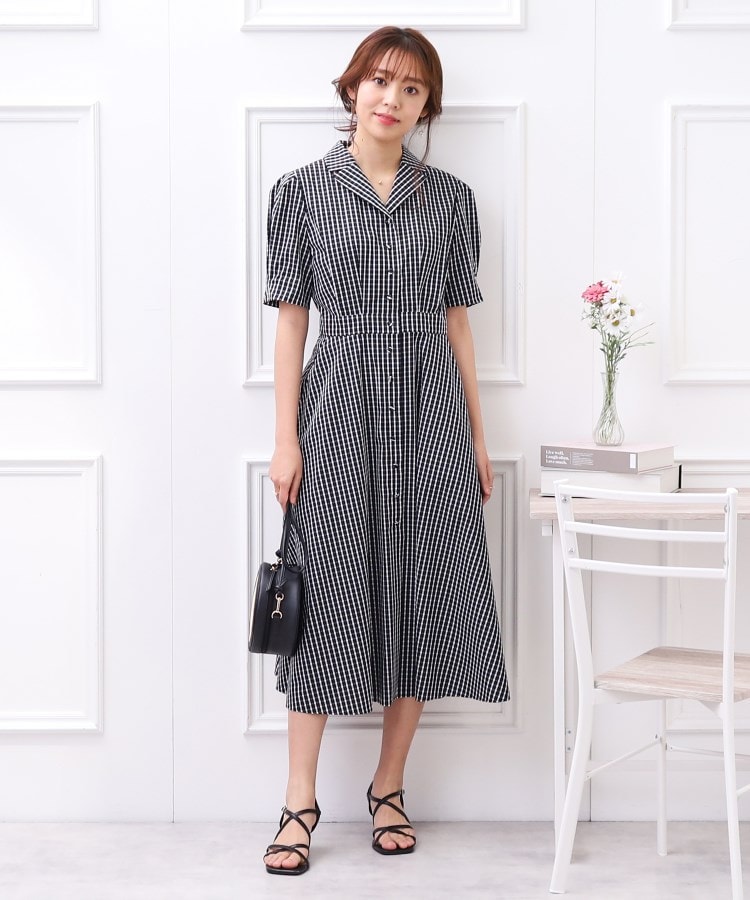 【loungedress】シャツワンピース