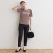 クチュールブローチ(Couture Brooch)の【オフィス/通勤にも◎】裾パール調・カーブスリットハイパーパンツ1