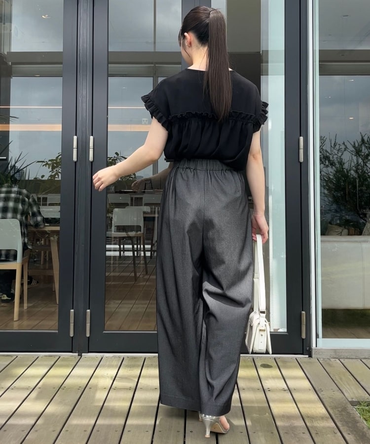 クチュールブローチ(Couture Brooch)の【インしないでキマる長め丈】フリルデザインチュニック9