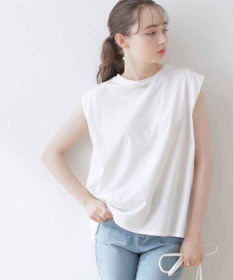 クチュールブローチ(Couture Brooch)の【インしないでキマる】ラインストーンTシャツ4