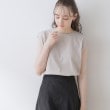 クチュールブローチ(Couture Brooch)の【インしないでキマる】ラインストーンTシャツ ライトグレー(011)