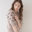クチュールブローチ(Couture Brooch)の【リボン好き必見・二の腕カバー】リボン袖ニット20