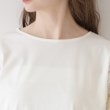 クチュールブローチ(Couture Brooch)の【二の腕カバー】シフォンエンブロチュール袖カットソー26
