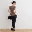 クチュールブローチ(Couture Brooch)の【ほの甘、大人のフェミニンカジュアルT】パール調ロゴT26