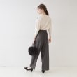 クチュールブローチ(Couture Brooch)の【スッキリきれい見え】デニムライクワイドパンツ3