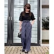 クチュールブローチ(Couture Brooch)の【スッキリきれい見え】デニムライクワイドパンツ32