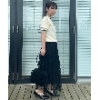 クチュールブローチ(Couture Brooch)の【ふんわり揺れるフェミニンスカート】リボンチュールティアードスカート11