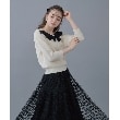 クチュールブローチ(Couture Brooch)の【ふんわり揺れるフェミニンスカート】リボンチュールティアードスカート9
