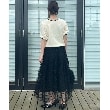 クチュールブローチ(Couture Brooch)の【二の腕カバー・上品×シンプルなニット】配色スカラ5分袖ニット12