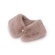 クチュールブローチ(Couture Brooch)のリサイクルエコファーパールティペット ピンク(071)
