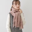 クチュールブローチ(Couture Brooch)の太フリンジラッセルマフラー5