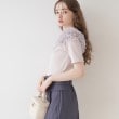クチュールブローチ(Couture Brooch)の【アンチピリング・マシンウォッシャブル・オトナ可愛い】チュールフリルテレコトップス5