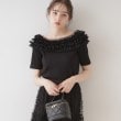 クチュールブローチ(Couture Brooch)の【アンチピリング・マシンウォッシャブル・オトナ可愛い】チュールフリルテレコトップス13