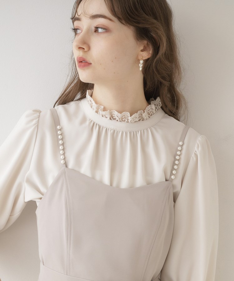 クチュールブローチ(Couture Brooch)の【華やか・着映えが叶う】パール調デザインキャミワンピース31