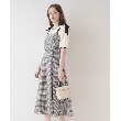 クチュールブローチ(Couture Brooch)の【着映えするワンピース】肩リボンチェックワンピース16