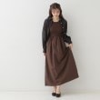 クチュールブローチ(Couture Brooch)の布帛使いノースリワンピース9