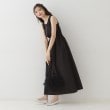 クチュールブローチ(Couture Brooch)の布帛使いノースリワンピース ブラック(019)