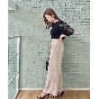クチュールブローチ(Couture Brooch)の【二の腕カバー・残暑の秋にも使える】袖レースドッキングカットソー33