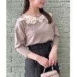 クチュールブローチ(Couture Brooch)の【ほろ甘フェミニンニット】リボンネックニット36