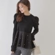 クチュールブローチ(Couture Brooch)のパール調ドッキングニットソー8