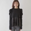 クチュールブローチ(Couture Brooch)のパール調ドッキングニットソー15