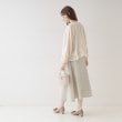 クチュールブローチ(Couture Brooch)の【上品・高見えブルゾン】シルキーローンノーカラーフリルブルゾン3
