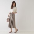 クチュールブローチ(Couture Brooch)の【美シルエット・好印象スカート】サイドタックプリーツスカート2