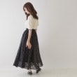 クチュールブローチ(Couture Brooch)のドットフロッキーオーガンジースカート6