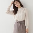 クチュールブローチ(Couture Brooch)の【名品通勤ブラウス】RTピケシャーリングブラウス4
