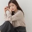 クチュールブローチ(Couture Brooch)の【名品通勤ブラウス】RTピケシャーリングブラウス38