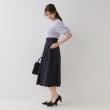 クチュールブローチ(Couture Brooch)のリボン付きラメフェザー5分袖ニット25