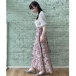 クチュールブローチ(Couture Brooch)のリボン付きラメフェザー5分袖ニット10