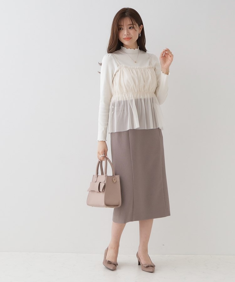 クチュールブローチ(Couture Brooch)の前後2WAYリボンチュールキャミ＆テレコトップス4