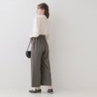クチュールブローチ(Couture Brooch)の【ほんのりハイウエスト・スッキリ見え】サス付きリボンワイドパンツ15